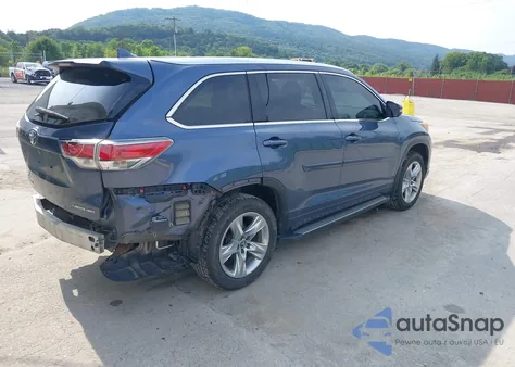 2016 Toyota Highlander Limited V6 из США, поврежденный, VIN 5TDDKRFH5GS330592
